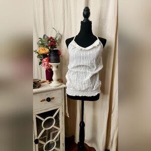 Arizona Halter Top White Size Large